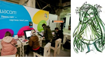 Mavka’s Image Through Your Eyes: Guests of LINOLEUM International Contemporary Animation and Media Art Festival portrayed their own vision of Protagonist for Mavka. The Forest Song